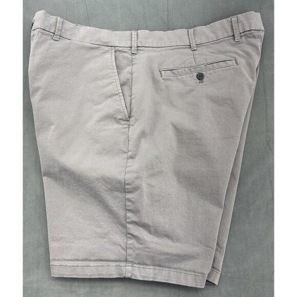 GAP Khakis Shorts Mens 38 Gray 10" Short Pilot Grey Casual Cotton Stretch Summer - Picture 3 of 12
